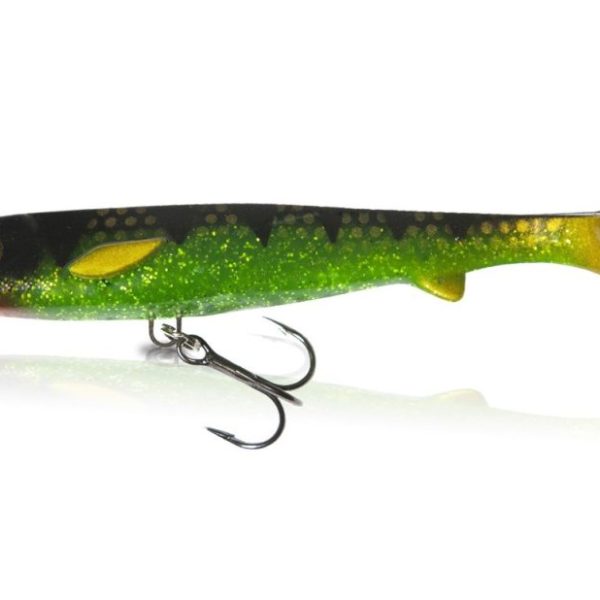 Flatnose Shad JR 15 - 2 stk Dirty Perch 15cm 30g with stinger 605690-2