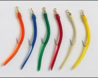 VMC 20 Gummimakk 5stk 8/0 Rød. 110558