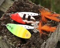 Abu 21 Reflex White spinner 18gram Firetig 1376602