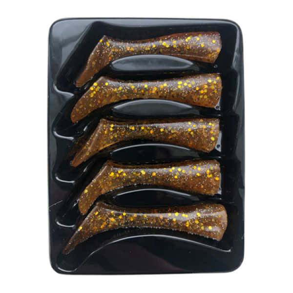 Headbanger BangerRibs 11 Rep Tails 5stk Golden Glitter 106352